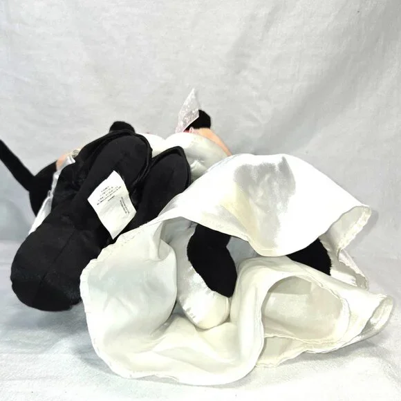 Disney 2003 Vintage Mickey Mouse Minnie Mouse Groom Bridal Wedding Plush Gift - Picture 8 of 10